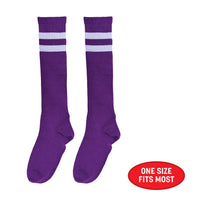 Purple Knee High Socks - Spirit, School & Halloween