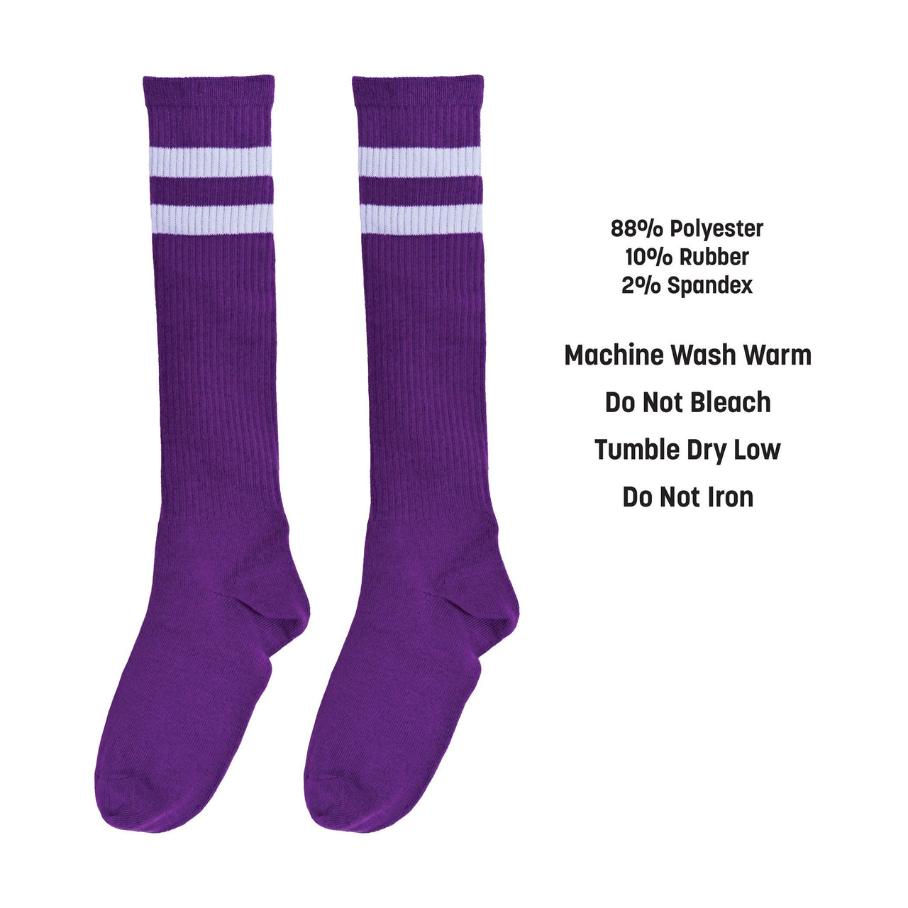 Purple Knee High Socks - Spirit, School & Halloween