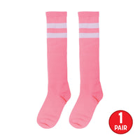 Pink Knee Socks - Spirit & School Pride Accessory
