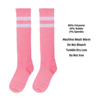 Pink Knee Socks - Spirit & School Pride Accessory