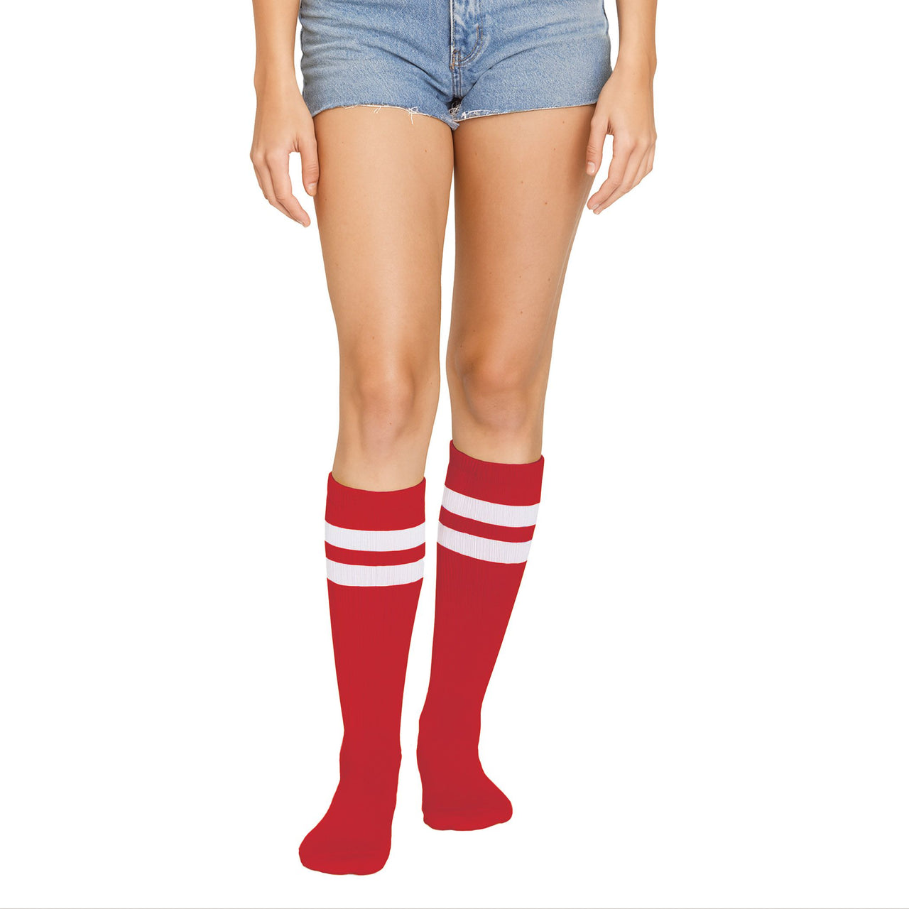 Red Knee Socks - Spirit, School & Halloween Fun