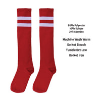 Red Knee Socks - Spirit, School & Halloween Fun