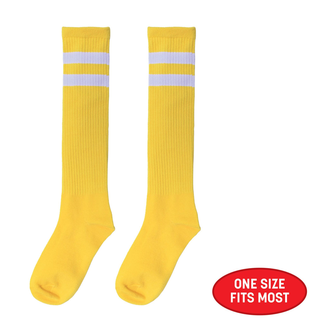 Yellow Knee Socks - One Size Fits Most for Spirit & Costumes