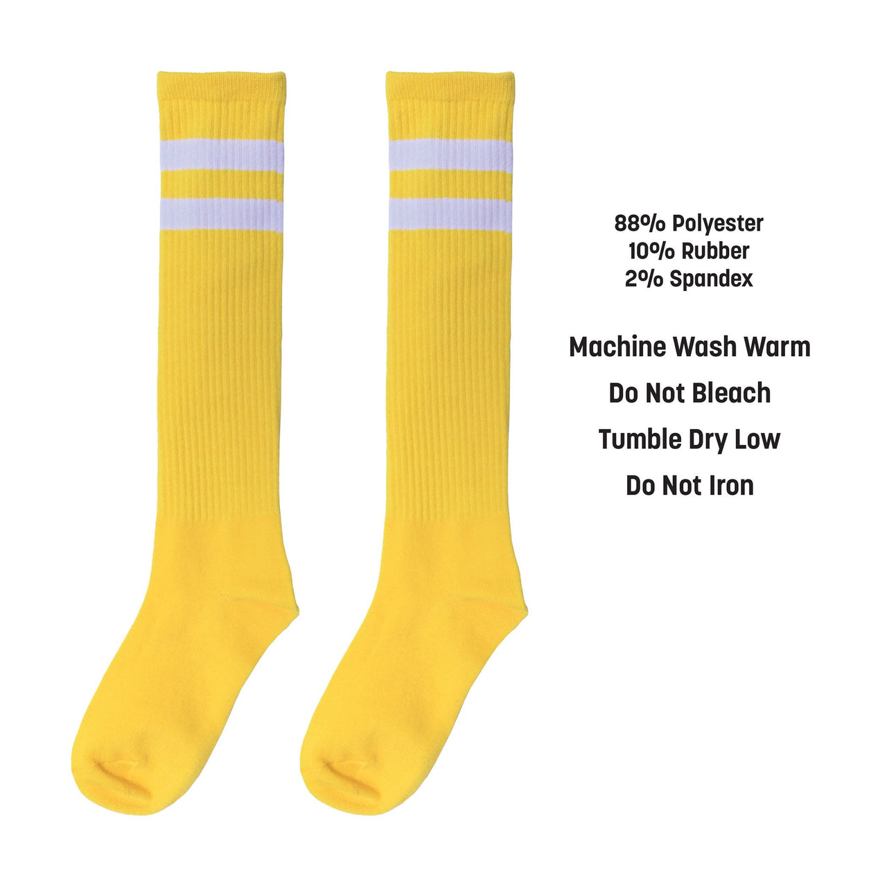 Yellow Knee Socks - One Size Fits Most for Spirit & Costumes