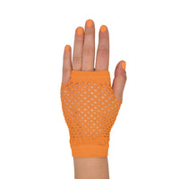 Orange Fishnet Gloves - Spirit, School & Halloween Fun