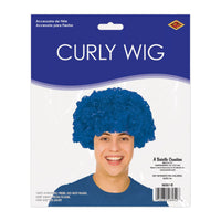 Blue Curly Wig - Fun Costume Accessory for Spirit & Halloween