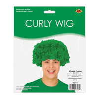 Green Curly Wig - Spirit, School & Halloween Fun