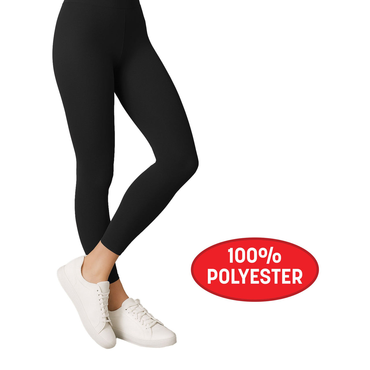 Black Adult Footless Tights - One Size Fits Most