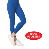 Adult Blue Footless Tights - One Size Fits Most