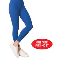 Adult Blue Footless Tights - One Size Fits Most