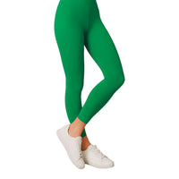 Green Footless Tights - One Size Fits Most Adults