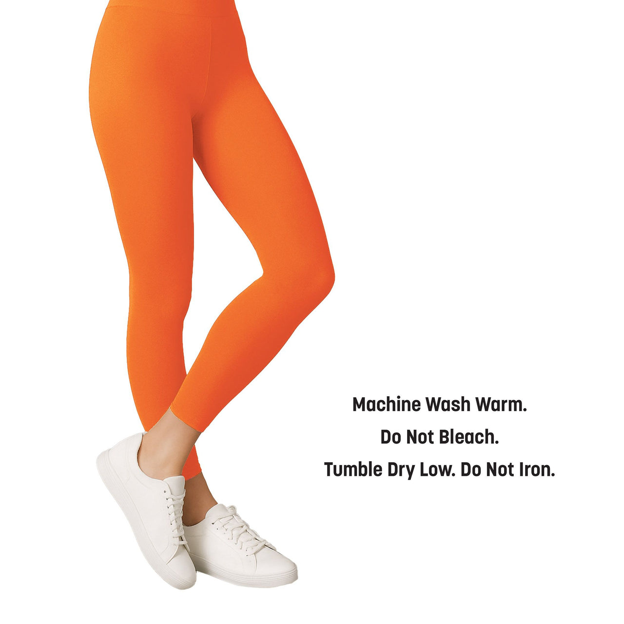 Orange Adult Footless Tights - One Size Fits Most