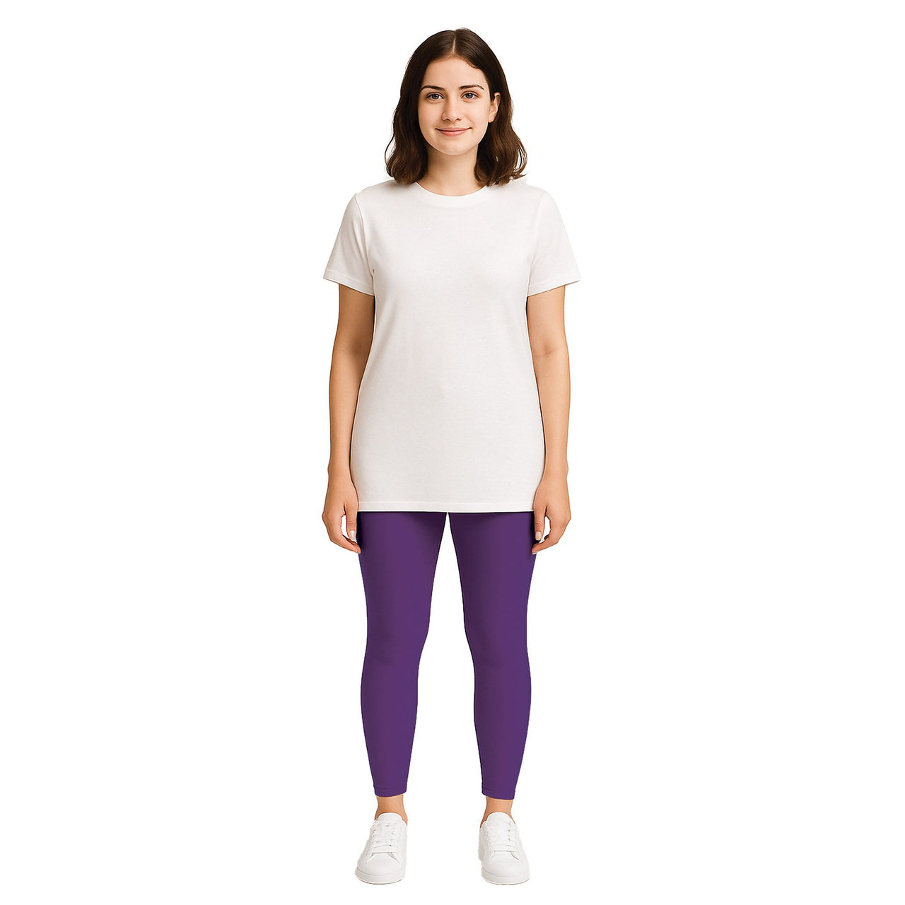 Purple Adult Footless Tights - One Size Fits Most