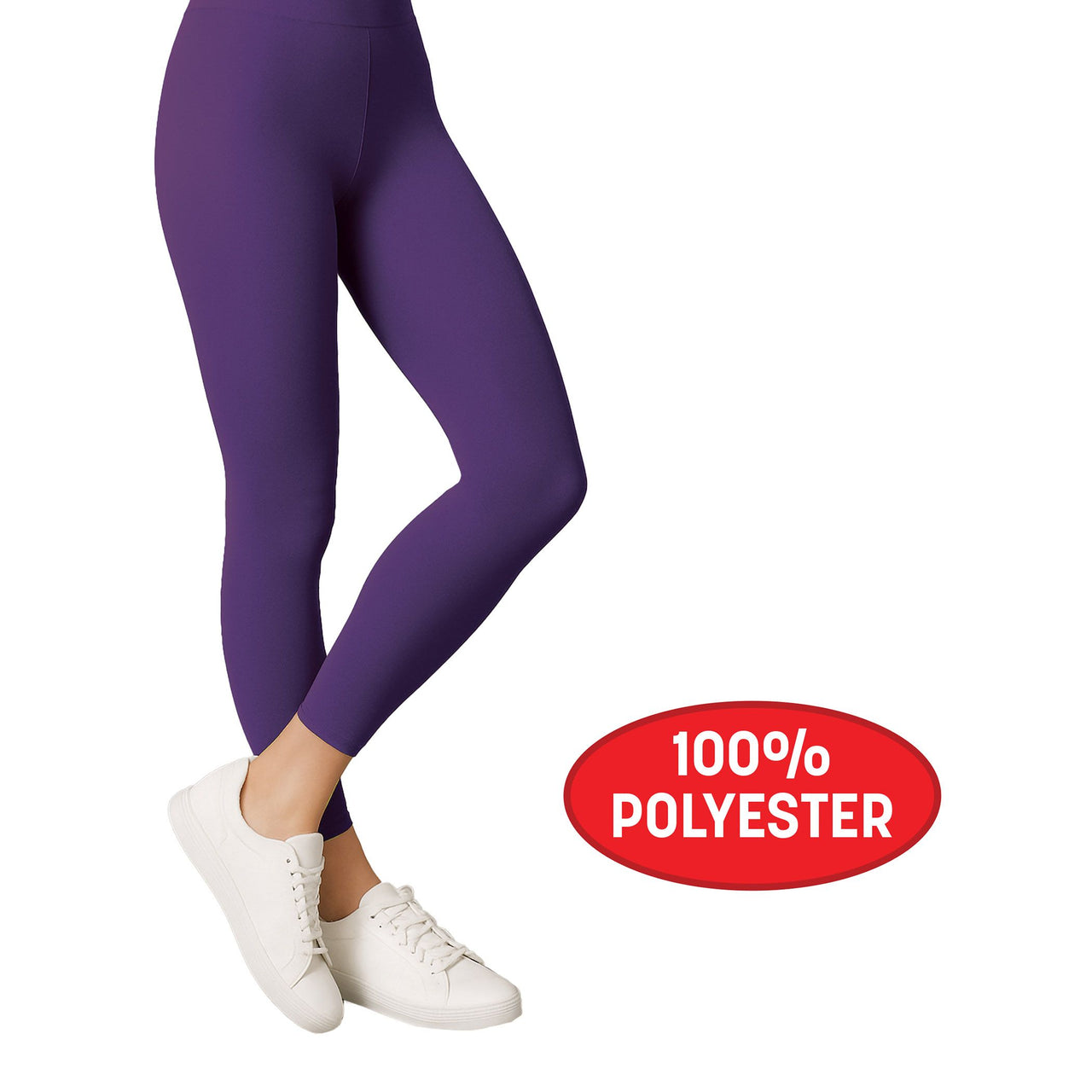 Purple Adult Footless Tights - One Size Fits Most