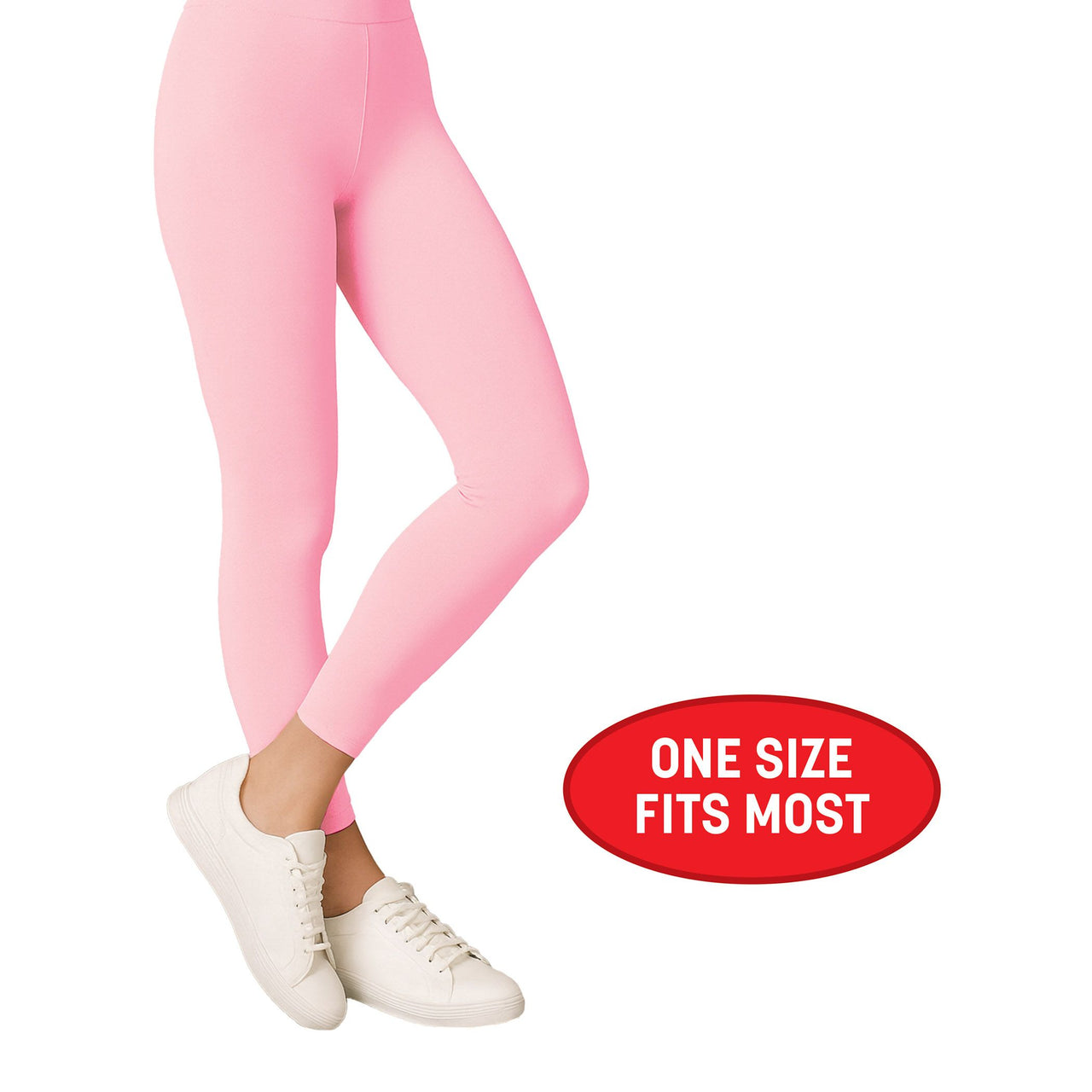 Pink Adult Footless Tights - One Size Fits Most
