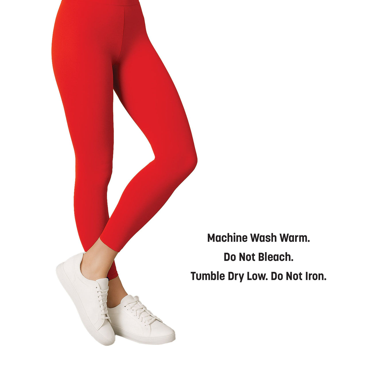 Red Adult Footless Tights - One Size Fits Most