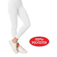 White Adult Footless Tights - One Size Fits Most