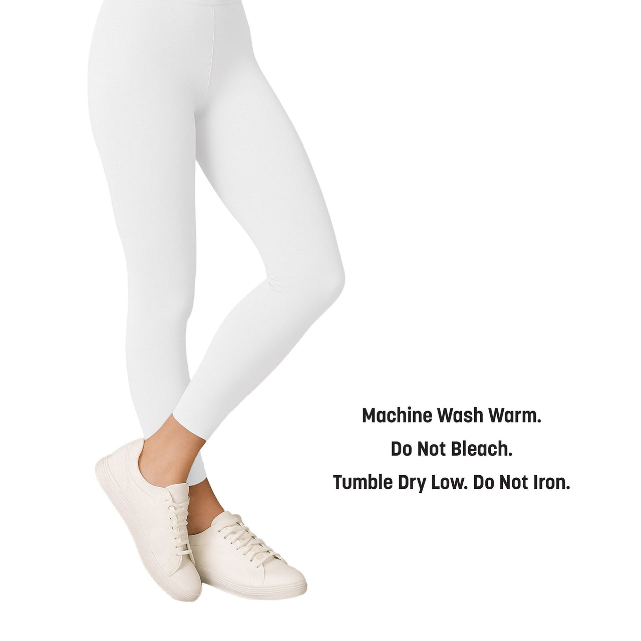 White Adult Footless Tights - One Size Fits Most