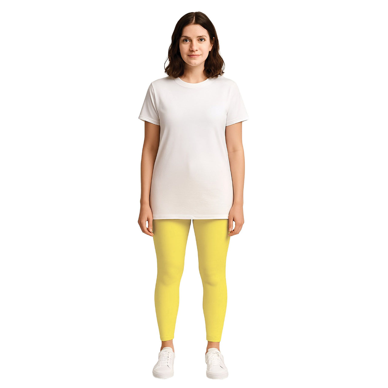Yellow Adult Footless Tights - One Size Fits Most