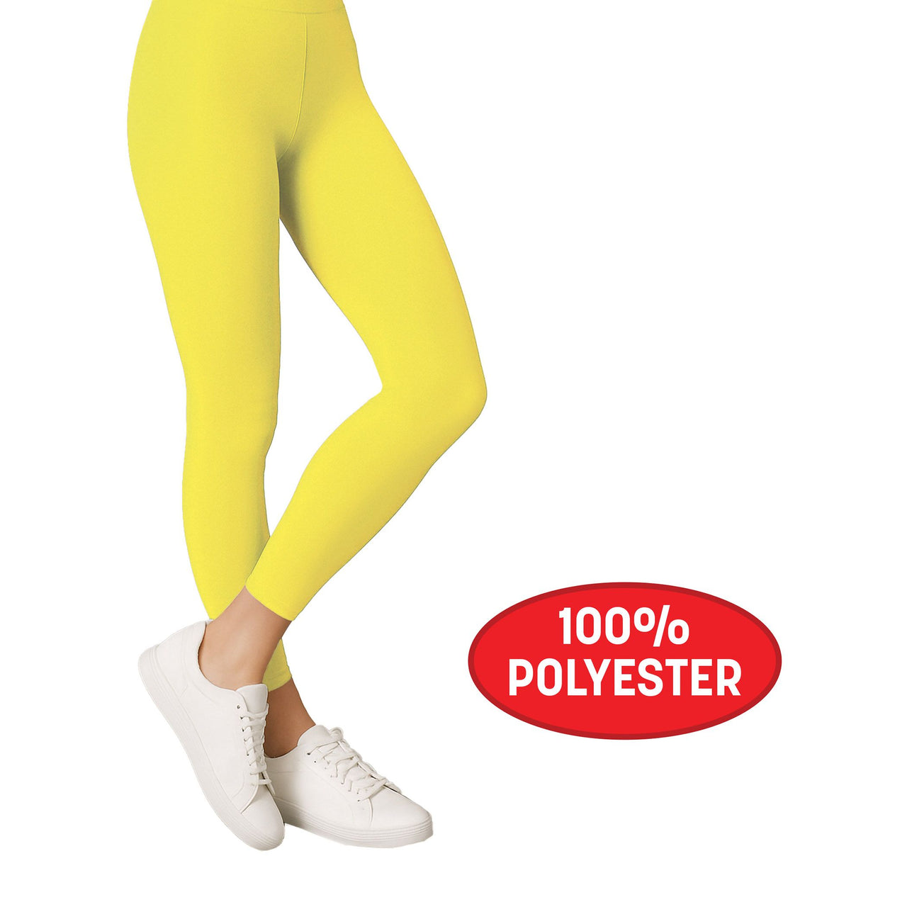 Yellow Adult Footless Tights - One Size Fits Most