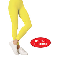 Yellow Adult Footless Tights - One Size Fits Most