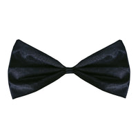 Black Elastic Bow Tie - One Size Fits Most