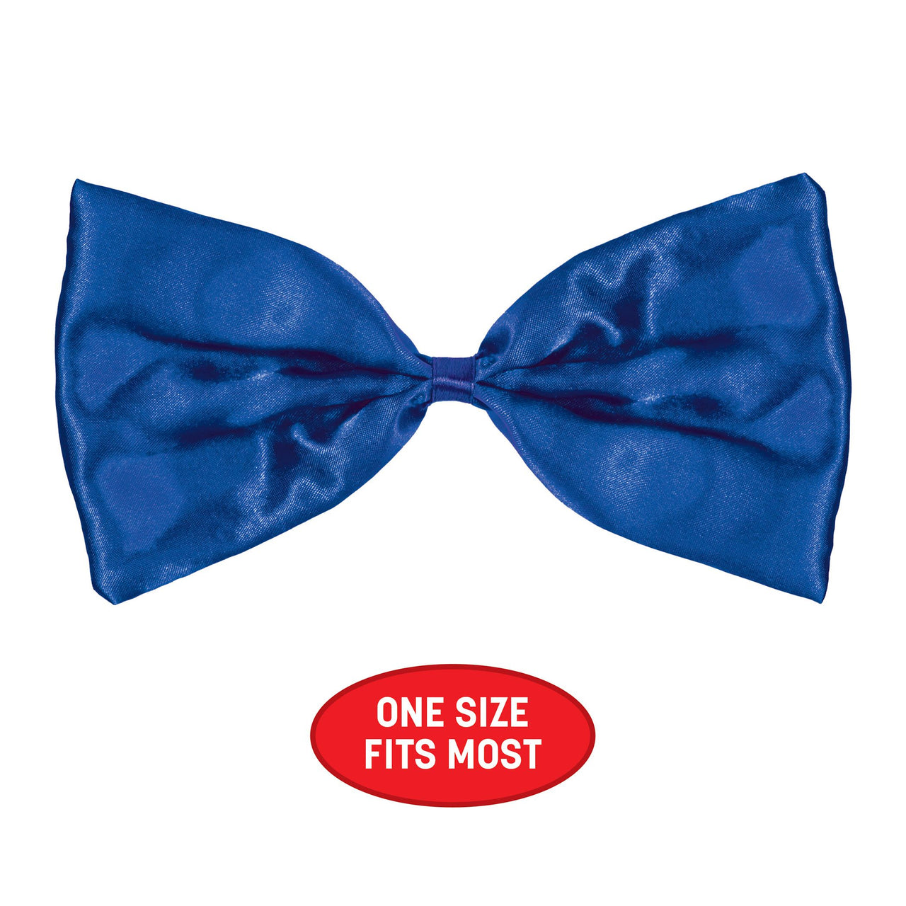 Blue Bow Tie - One Size Fits Most with Elastic Band