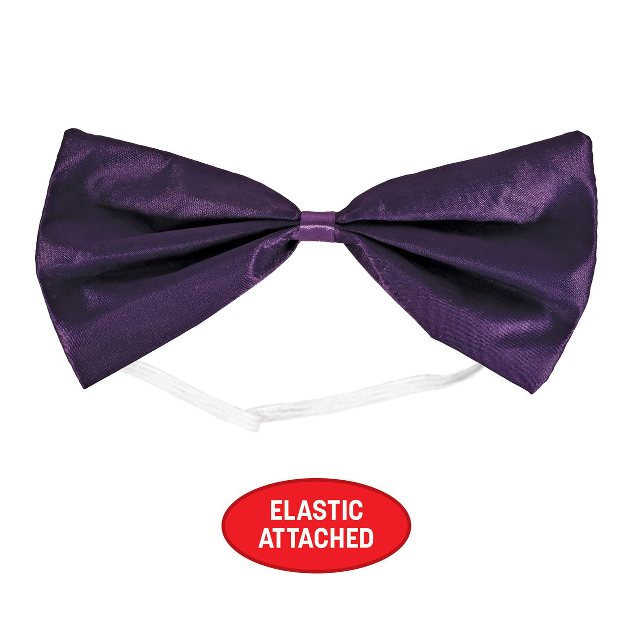 Purple Bow Tie - One Size Fits Most with Elastic