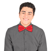 Red Bow Tie - One Size Fits Most with Elastic Band