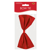 Red Bow Tie - One Size Fits Most with Elastic Band