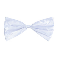 White Bow Tie - Elastic Attached | One Size Fits Most
