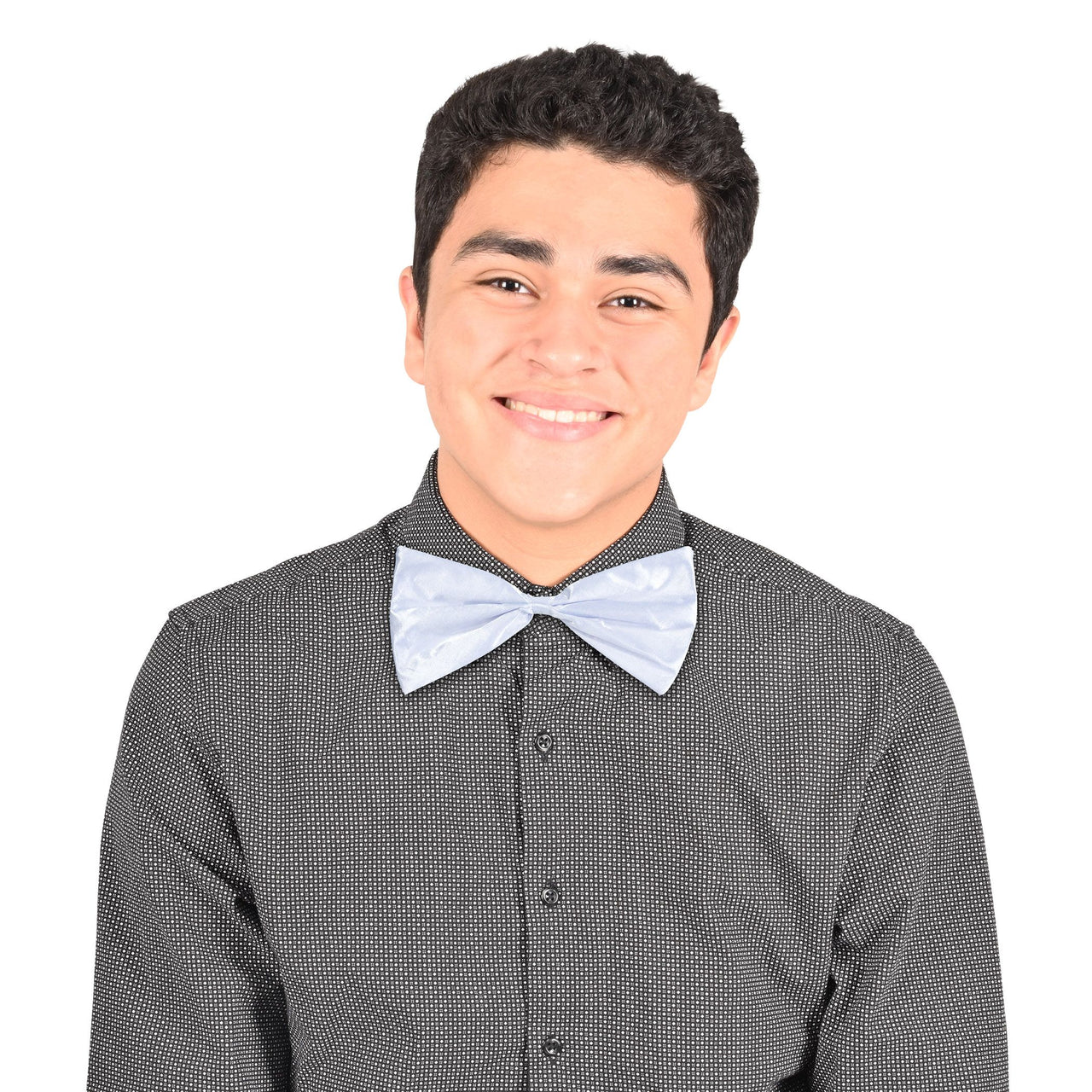 White Bow Tie - Elastic Attached | One Size Fits Most