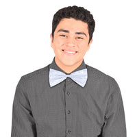 White Bow Tie - Elastic Attached | One Size Fits Most