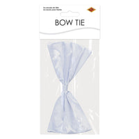 White Bow Tie - Elastic Attached | One Size Fits Most
