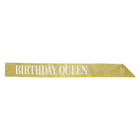 Birthday Queen Crown & Glitter Sash Set - Celebrate in Style!