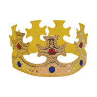 Birthday King's Crown & Glittered Sash Set - One Size Fits Most