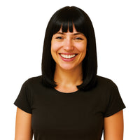 Black Long Bob Wig - Spirit & Halloween Costume Accessory