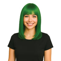 Green Long Bob Wig - Spirit & Halloween Costume Accessory
