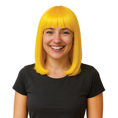 Yellow Long Bob Wig - Spirit & Halloween Costume Accessory