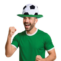 Plush Soccer Ball Hat - One Size Fits Most Sports Fans