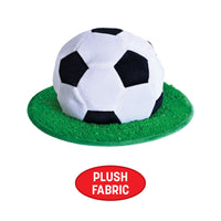 Plush Soccer Ball Hat - One Size Fits Most Sports Fans