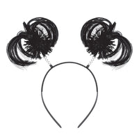 Black Ponytail Boppers - Spirit & School Spirit Headband