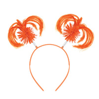 Orange Ponytail Boppers - Spirit & School Event Headband