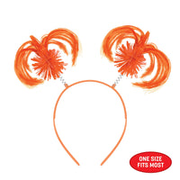 Orange Ponytail Boppers - Spirit & School Event Headband