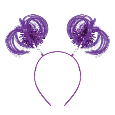 Purple Ponytail Boppers - Spirit & School Headband