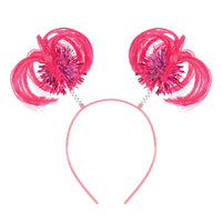 Pink Ponytail Boppers Headband - Spirit & School Fun