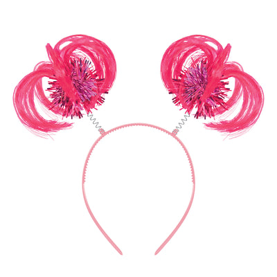 Pink Ponytail Boppers Headband - Spirit & School Fun