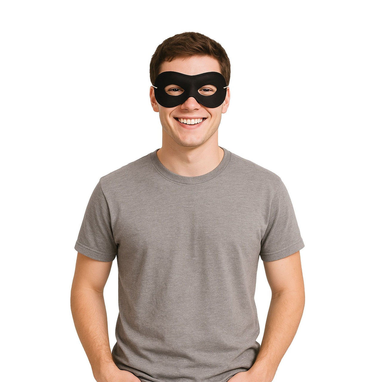 Black Fabric Hero Mask - Spirit Colors & Halloween Fun