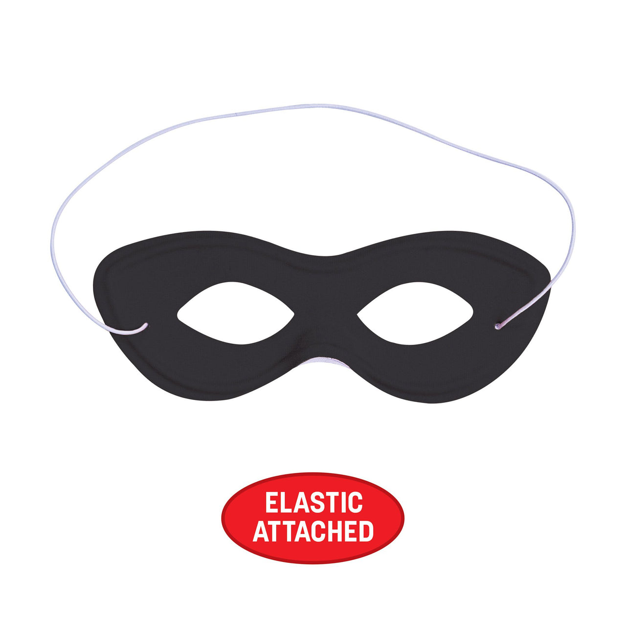 Black Fabric Hero Mask - Spirit Colors & Halloween Fun