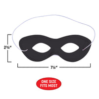 Black Fabric Hero Mask - Spirit Colors & Halloween Fun